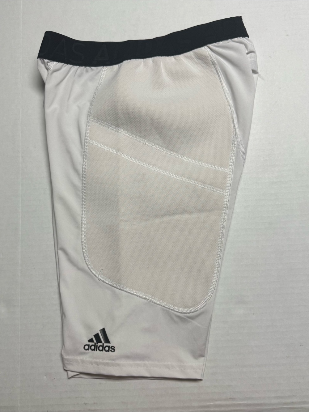 adidas Men's Triple Stripe Baseball Sliding Shorts W/ Cup pocket - NO Cup Sz: M